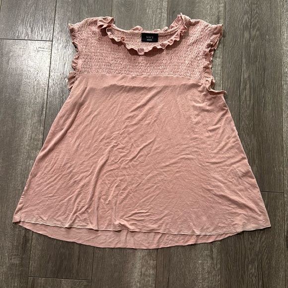 VICI pink swing top sleeveless M - Picture 2 of 4